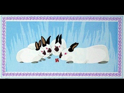 Good Luck Rabbits Print