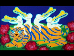 Happiness Tiger Print