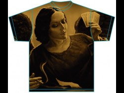 Angel All Over Print Black T-Shirt