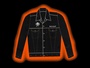 England Black Denim Jacket