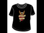 Black Sheer Logo Baby Tee