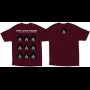 Inflammable Material Maroon T-Shirt